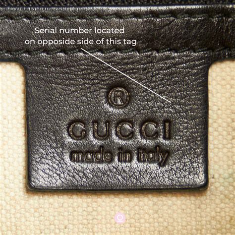 gucci purse serial number check